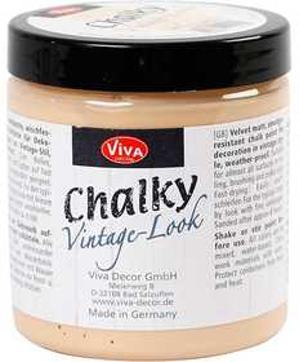 Chalky vintage look verf, cappuccino (451), 250ml [HOB-24325]